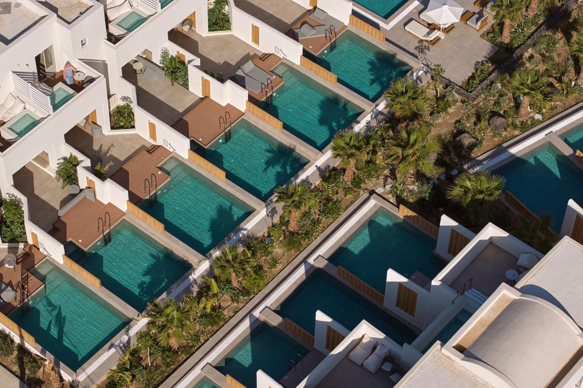 Meltemi Blu - Adults Only Otel Perissa  Dış mekan fotoğraf