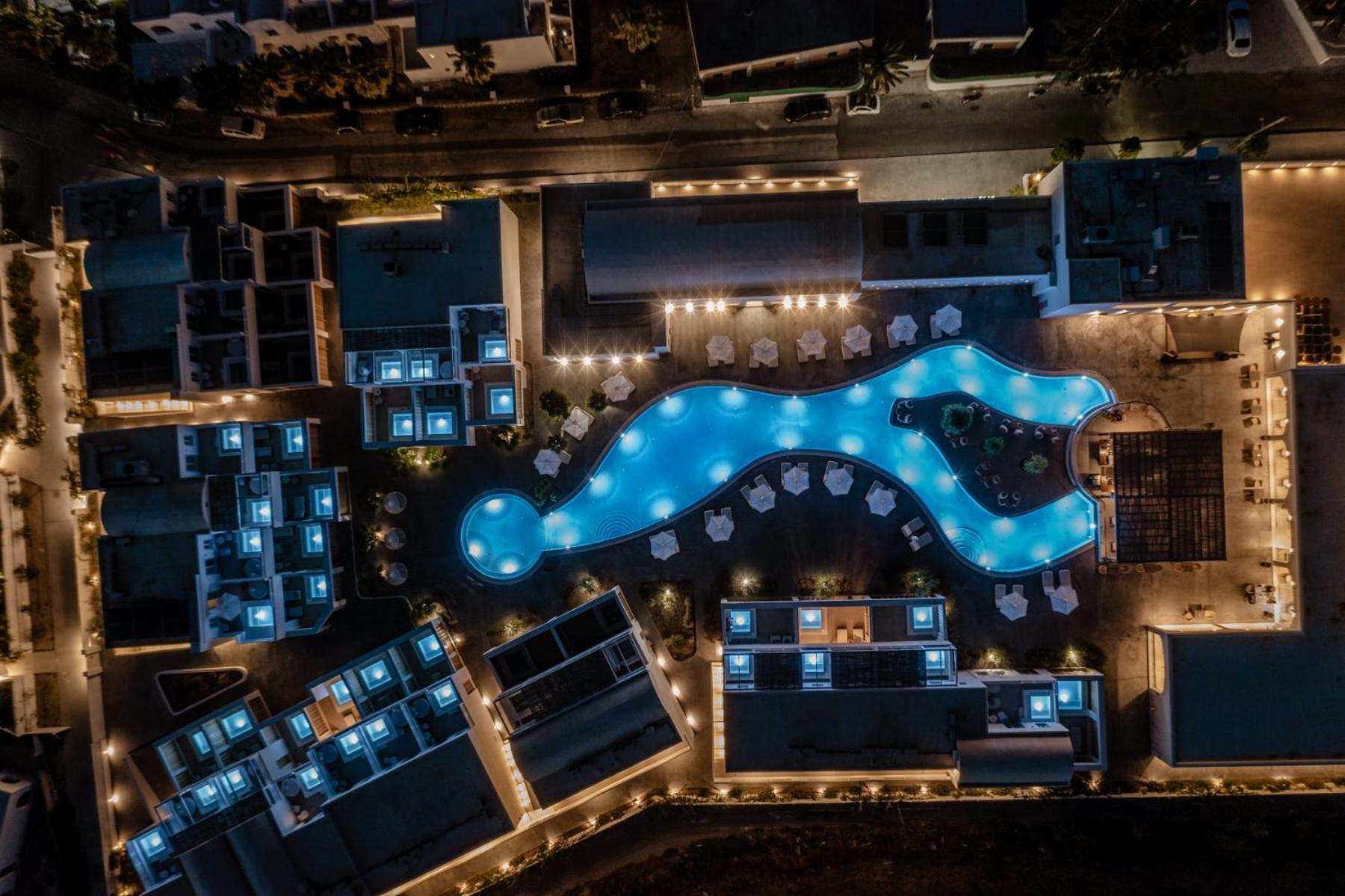 Meltemi Blu - Adults Only Otel Perissa  Dış mekan fotoğraf